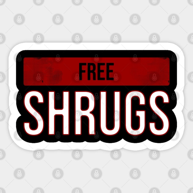 Free Shrugs Sticker by Nana On Here